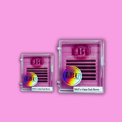 DARK BROWN (Nr. 3) SHORT MIX 4-5 mm